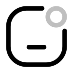 Notification Box Line SVG Icon
